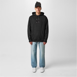 <b>Plain</b> <b>Hoodie</b> For Men Wear Soft Warm <b>Hoodie</b> With Adjustable Hood OEM Custom Stylish Pullover <b>Hoodie</b> With Pockets Modern Design - Product Image 3