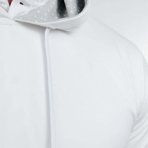 Vente en gros OEM Sweat à capuche fuselé ajusté pour hommes Street Wear Pull à manches longues avec coupe ample et tissu polaire imprimé graphique - Product Image 2