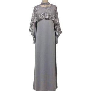 Los más nuevos vestidos de moda para mujer de calidad superior más baratos Khimar transpirable Thobe cuello en V vestidos de mujer para ropa informal 2025 - Product Image 1