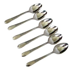 Juego de cucharas de cena de acero inoxidable de alta calidad con diseño de mango hecho a mano Cubiertos de aspecto real para bodas Home Hotel - Product Image 1