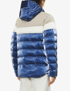 Chaqueta acolchada con capucha y cuello levantado de invierno para hombre, transpirable, a prueba de viento, ecológica, de alta calidad, multicolor, con aislamiento cálido - Product Image 5