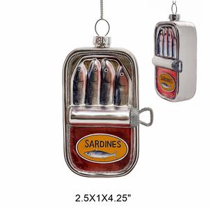 Adornos Navideños de Vidrio Pintados a Mano a Todo Color, Comida Rápida y Bocadillos Gourmet, Decoraciones para Árboles Navideños (Estilo Clásico) - Product Image 2