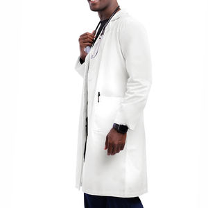 Blouse de travail OEM à succès, personnalisable, unisexe, blouse médicale, blouse de laboratoire, uniformes d'hôpital, coton de haute qualité - Product Image 5