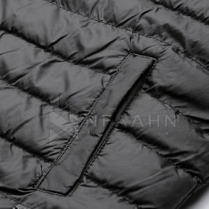 Vestes d'hiver matelassées de haute qualité fabriquées au Pakistan, col montant enduit, logo sur le devant, design personnalisé, vente en gros, vestes à capuche pour hommes - Product Image 5