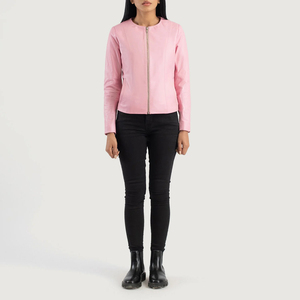 Modern Women <b>Leather</b> <b>Jacket</b> Durable Comfortable Outerwear Designed for Winter Fashion and Casual Styling - Product Image 3