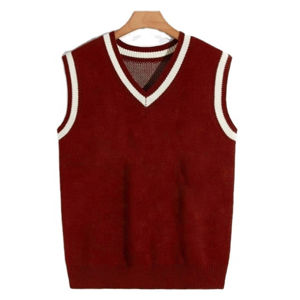 2025 <b>Men's</b> <b>Sweaters</b> Knitted Slim Fit Sleeveless <b>Sweater</b> <b>Vest</b> Casual Warm V-Neck Pullover for Winter High Quality Comfortable - Product Image 6