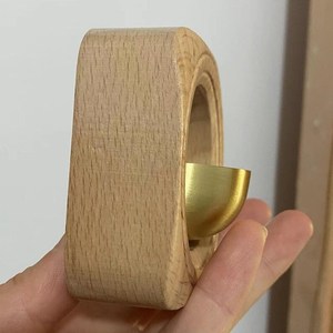 Mini petite sonnette en bois décorative en bois massif Cloche de porte en bois de haute qualité pour la décoration intérieure Dernier design à la demande 2025 - Product Image 2