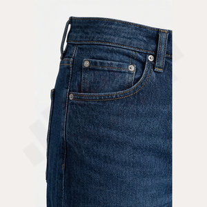 Nouveau Jean Vintage Homme Hiver 2025 Coupe Droite en Denim 100% Coton Haute Qualité Personnalisable Bouton Printemps Vente en Gros OEM - Product Image 5