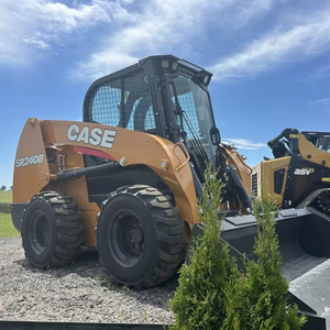Chargeuse compacte sur pneus Case, équipement de construction robuste, chargeuse compacte d'occasion Case - Product Image 5