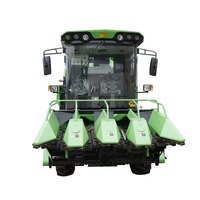 Pas cher 4 Rangée Maiz Hervester Fabriqué Par Chinacombined Moissonneuse Machine Pour Le Riz