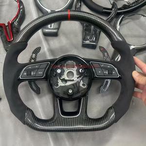 Volante de fibra de carbono <span class=keywords><strong>azul</strong></span> DOS para <span class=keywords><strong>Audi</strong></span> A4 B9 A5 <span class=keywords><strong>A3</strong></span> S4 S5 RS4 RS5 2017 2018 2019 2020 2021 <span class=keywords><strong>2022</strong></span> - Product Image 3