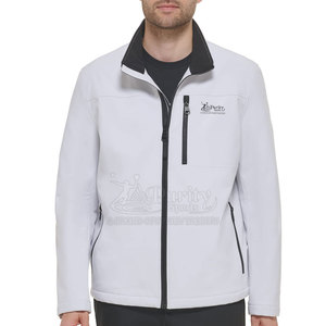 Veste Softshell d'Hiver à Logo Avant Léger pour Hommes de Couleur Personnalisée-Vêtements de Mode de Haute Qualité - Product Image 1