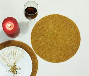 Handmade Embroidery Unique Design <b>Seed</b> Bead Eco-Friendly Luxury Wedding Table Placemats Different Designs Colors Portable - Product Image 6