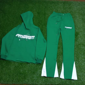 Fabricant OEM survêtement pour hommes survêtement en coton surdimensionné ensemble sweat à capuche et pantalon de survêtement à impression bouffante survêtements - Product Image 2