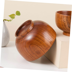 เครื่องครัวบนโต๊ะอาหารชามไม้เป็นมิตรต่อสิ่งแวดล้อมและปลอดภัยสำหรับสินค้าเพื่อสุขภาพจากเวียดนามขายส่ง - Product Image 6