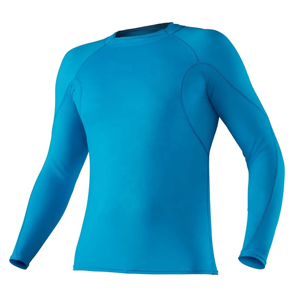 Top high quality Mens Long Sleeve Shirt UV50+ H2Core Rash guard Marine Blue Wear it alone or under a jacket in warmer weathe