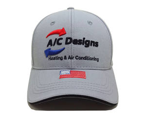 Gorra de béisbol OEM con logotipo bordado 3D personalizado de fábrica de Vietnam, gorra gris deportiva de 6 paneles, gorra de exterior con cierre ajustable - Product Image 1