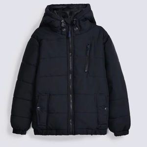 Chaqueta Acolchada Personalizada para Hombre para Invierno y Otoño, Diseño con Cremallera y Lona Lisa, Precio Económico - Product Image 1