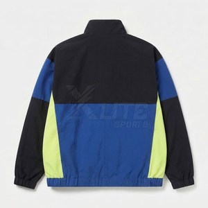 Premium Quality <b>Winter</b> Sports Training Full Zip Front Logo Men Track <b>Jacket</b> with Stand Collar for <b>Running</b> Fitness Outdoor Sports - Product Image 2