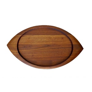Nouvelle arrivée plaque de chargeur ronde en bois naturel classique utilise dans la maison de restaurant couleur de forme de taille personnalisée - Product Image 5