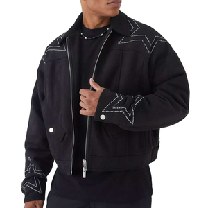 Chaqueta de Gamuza Estilo Vaquero para Hombre, de Alta Calidad, con Empaque Personalizado Rápido, Estilo Urbano, Colección de Invierno - Product Image 1