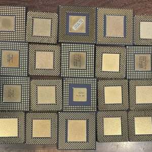 Intel และเครื่องประมวลผล AMD เซรามิกซีพียูสีทองเศษทองที่มีปริมาณทองสูงสำหรับการรีไซเคิล - Product Image 5