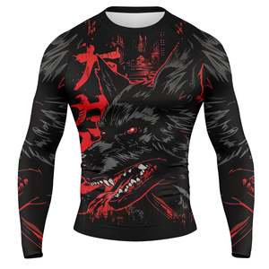 Factory-Made Lightweight Men's Rash Guard Latest Collection Full <b>Sleeves</b> Regular Length Breathable UPF50+ Anti-Bacterial on Sale - Product Image 1