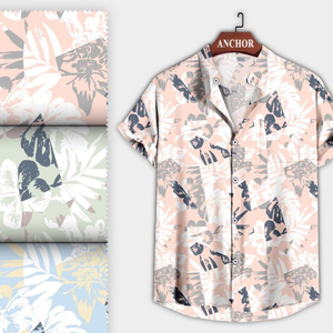 2025 dernière chemise en flanelle légère 100% coton pour hommes tissu tissé à carreaux teint en fil avec techniques non tissées - Product Image 2