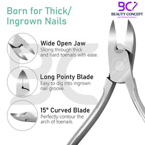 กรรไกรตัดเล็บสำหรับตัดเล็บเท้าแบบหนาจับง่ายเครื่องมือทำเล็บมือเล็บเท้า - Product Image 5