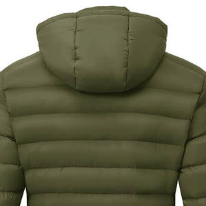 Solid Color Quick Dry New Design Fashionable Cotton <b>Men's</b> <b>Jackets</b> New Style <b>Summer</b> Long Sleeves Front Zipper Puffer <b>Jacket</b> <b>Men</b> - Product Image 6