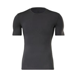 Ropa de gimnasio personalizada para hombre, camisetas de compresión de entrenamiento atlético de secado rápido con mangas cortas y estampado único, 100% algodón - Product Image 4