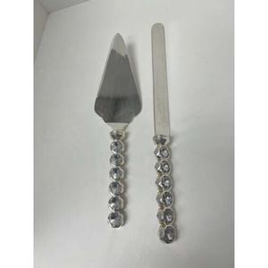 Juego de espátula chapada en oro de acero inoxidable increíble juego de espátula con mango largo para pastel y servidor - Product Image 4