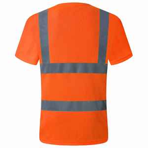 2025 haute qualité respirant haute visibilité Polyester coupe-vent Construction sur mesure réfléchissant haute visibilité chemise de travail sécurité - Product Image 2