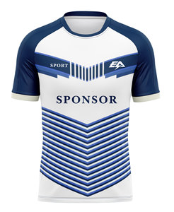 Haute qualité 100% Polyester Logo personnalisé chemise de football tissu doux avec nom numéro personnalisation adultes survêtement de sublimation - Product Image 2