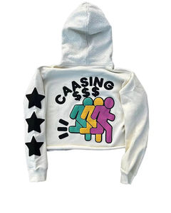 Sudadera con capucha de lana de algodón 100% Unisex Heavyweight 600Gsm sin cordón bordado sudaderas con capucha personalizadas de invierno de gran tamaño para hombres - Product Image 2