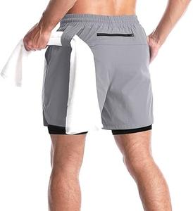 Pantalones cortos informales para hombre, pantalones cortos para correr, gimnasio, poliéster, hecho, Fitness, baloncesto, ropa deportiva, pantalones cortos de playa, pantalones cortos para correr - Product Image 2