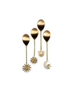 Ensemble de couverts à prix direct d'usine, design créatif, fabrication artisanale, cuillère en laiton pour la cuisine à domicile, ensemble de service alimentaire à vendre - Product Image 1