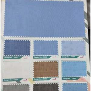 Tela de Camisa Teñida con Hilo de Primera Calidad, Tela a Cuadros de Poliéster y Algodón para Prendas, Tela para Forro - Product Image 1