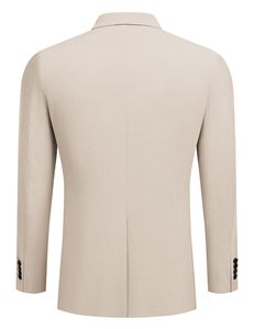 เสื้อเบลเซอร์ผ้ากำมะหยี่สีม่วงแบบกระดุมแถวเดียวทรงยาวสำหรับผู้หญิง สไตล์ทางการสำหรับธุรกิจ พร้อมกางเกงขายาวเข้าชุด - Product Image 6