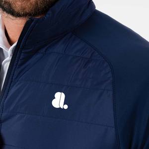 Chaqueta Híbrida de Invierno Extra Grande para Hombre, Estilo Urbano, con Cierre, Ajustada, Ligera, Acolchada, con Cuello Alto y Resistente al Viento - Product Image 4