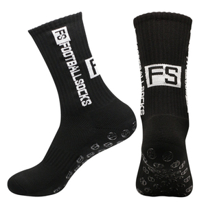 Men's Performance Winter Sports Athletic Soccer <b>Grip</b> <b>Socks</b> Custom Logo Wholesale Anti-Slip Football Letters Pattern - Product Image 4