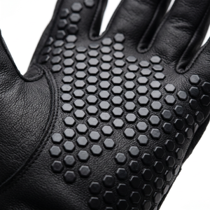 Gants de contrôle des foules en peau de chèvre avec paume en silicone, résistants aux flammes et aux coupures, à manchette longue, protection anti-choc FR - Product Image 3