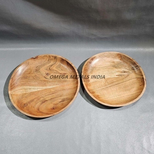 Juego de bandejas de madera de gran venta con ilustraciones abstractas audaces para servir aperitivos de té y café de lujo y estilo ecológico para el hogar - Product Image 5