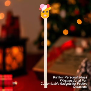 Penna Promozionale Natalizia Personalizzata Kirillov, Gadget Personalizzabili per Occasioni Festive - Product Image 3