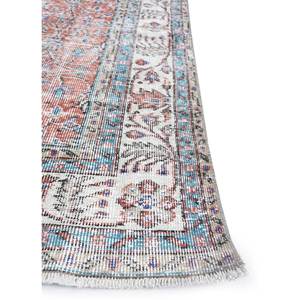 Alfombra de Lana Anudada a Mano de Gran Tamaño, Estilo Vintage, Pae-2634, con Patrón Floral Rojo Naranja, para Sala de Estar, Pasillo, Habitación Juvenil - Product Image 4