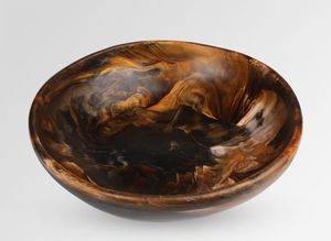 Tazón de Servir de Cuerno de Búfalo Pulido de Alta Calidad, Diseños Náuticos de Flores, Tamaño y Forma Personalizados, Ecológico para Decoración del Hogar y Regalos - Product Image 2