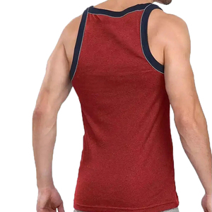 เสื้อกล้ามถักลำลองคุณภาพสูงสำหรับผู้ชาย ระบายอากาศได้ดี ผลิตจากผ้าฝ้าย/โพลีเอสเตอร์ เป็นมิตรต่อสิ่งแวดล้อม แห้งเร็ว ราคาดีที่สุด รุ่นแฮนด์เมด - Product Image 2