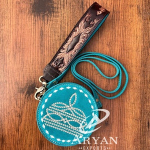 Nouveau 2024 botte point daim cuir bandoulière cantine porte-monnaie pour femmes usiné à la main bracelet changement stockage voyage portefeuilles - Product Image 1