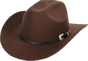Leather Western Cowboy <b>Hat</b> Inspired Classic Country Heritage Stylish Design for Winter <b>Festivals</b> Daily Wear Travel <b>Party</b> Unisex - Product Image 2