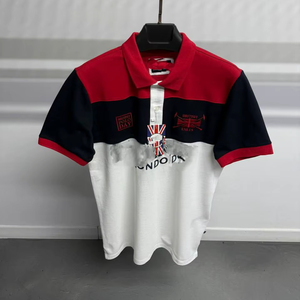 T-shirt en coton uni pour homme, manches courtes, col en V, décontracté, respirant, écologique, OEM ODM, logo personnalisé, broderie frontale, vierge - Product Image 1